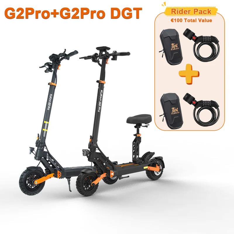 Paquete KuKirin G2 Pro para viajeros europeos (Estándar + Certificado DGT)