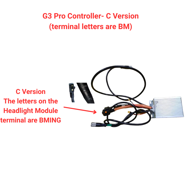 Controlador G3 Pro - Versión C (las letras de los terminales son BM)