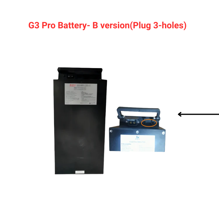 Batería G3 pro - Versión B (conector de 3 orificios)
