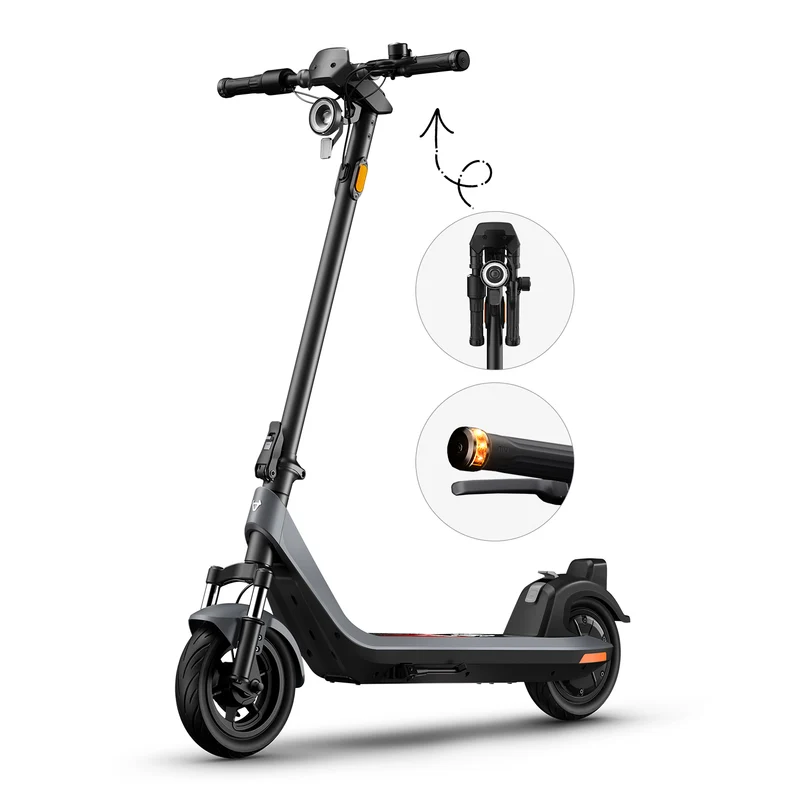 NIU KQi 200F Foldable Handlebar Electric Scooter with Suspension | Range 54km (EU version)