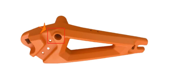Brazo basculante delantero izquierdo KUKIRIN G3 Pro - Versión B