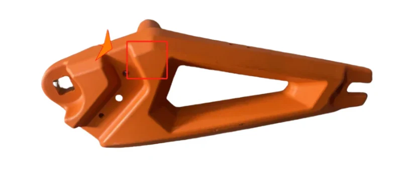 Brazo basculante delantero izquierdo KUKIRIN G3 Pro - Versión A