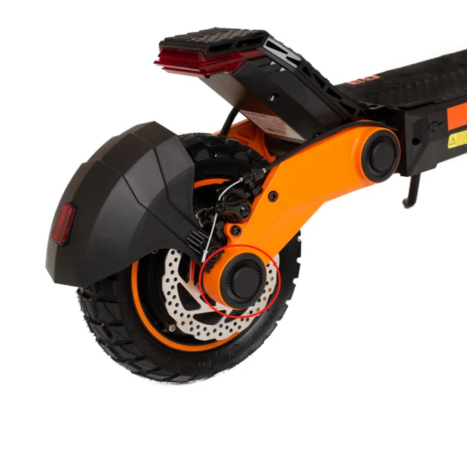 Carcasa de plástico del brazo amortiguador Kukirin G3