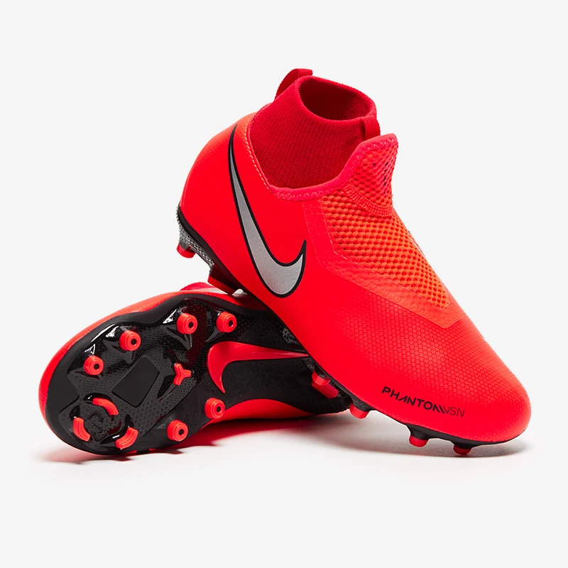 Botas de fútbol Nike Phantom VSN Academy DF FG/MG para niños