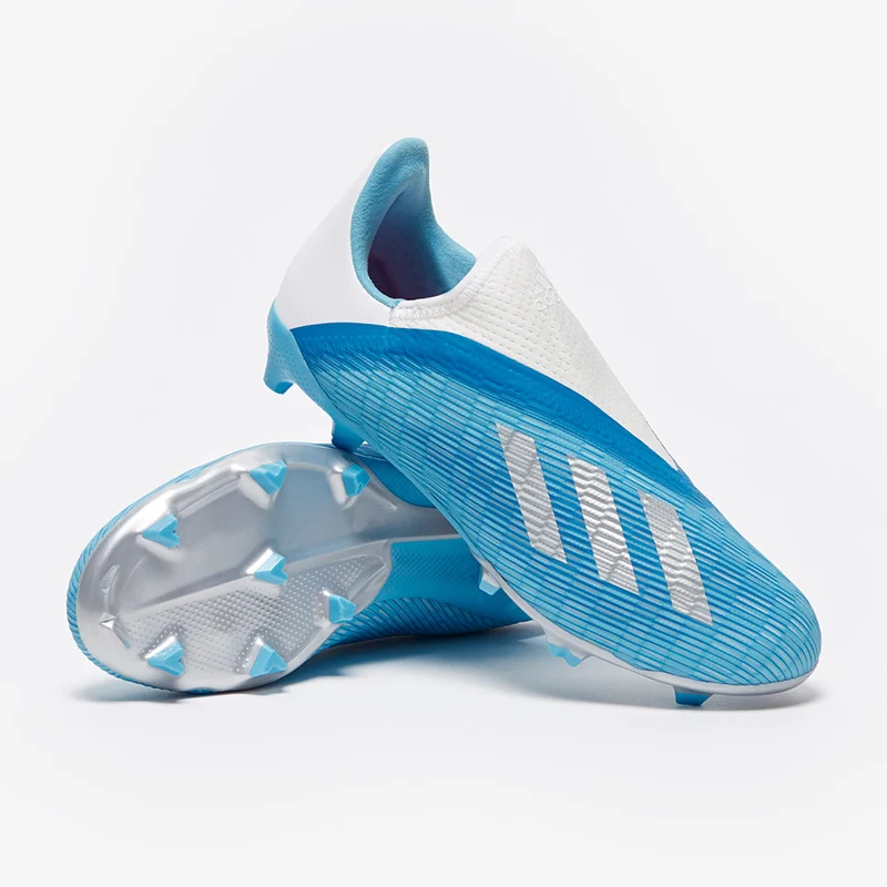 Botas de fútbol adidas X 19.3 sin cordones FG para niños