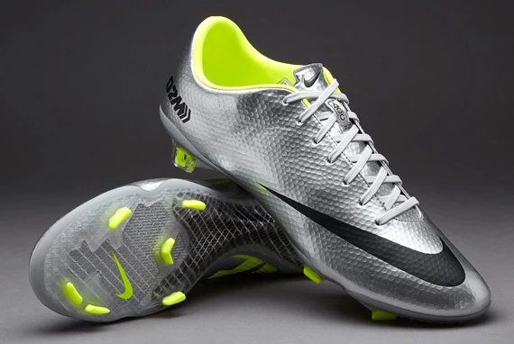 Nike Mercurial Vapor IX FG - Plateado - Negro