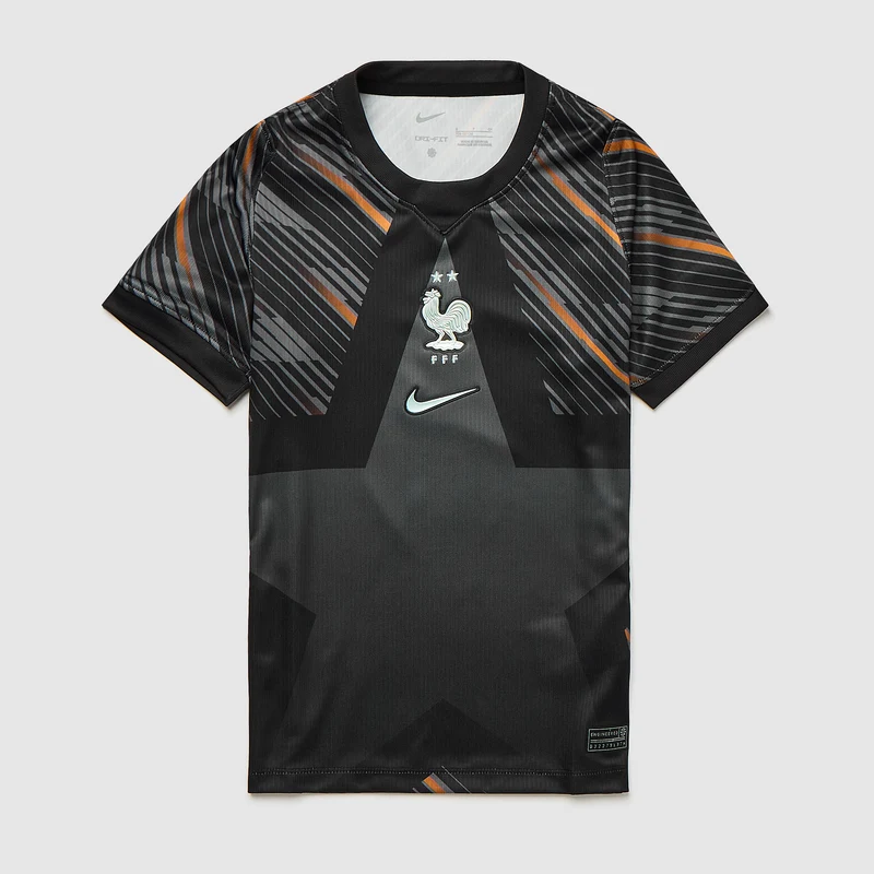 Camiseta de portero Nike Francia 2026 Dri-FIT Stadium para niños