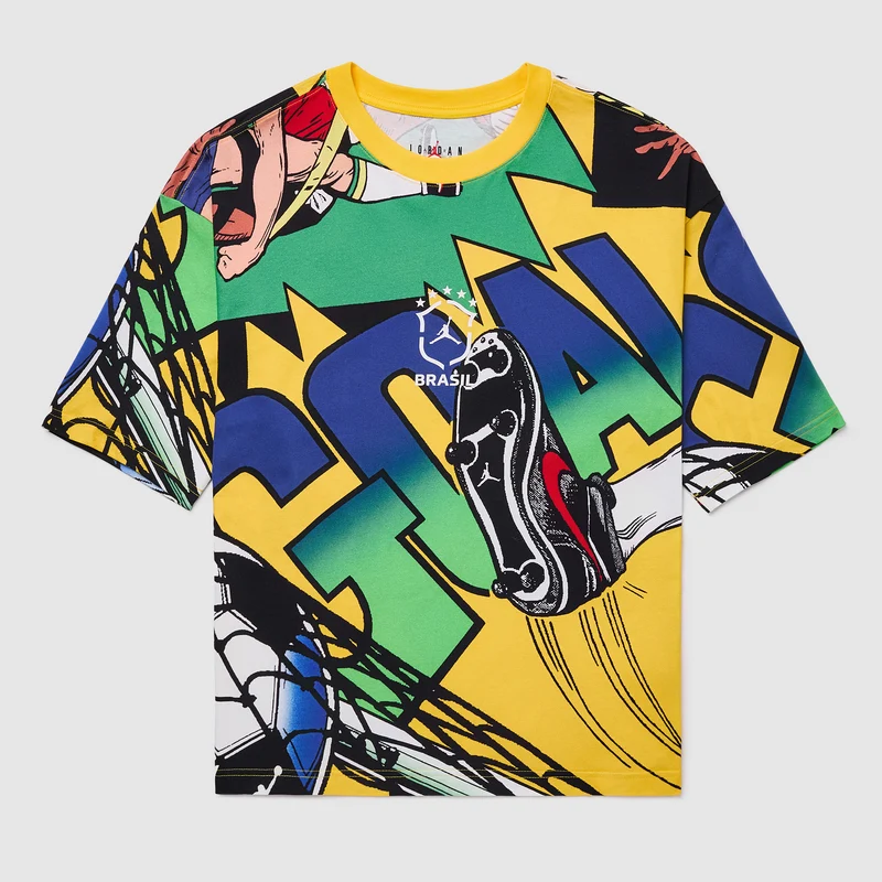 Camiseta Jordan x Brasil 2026 Essentials Boxy