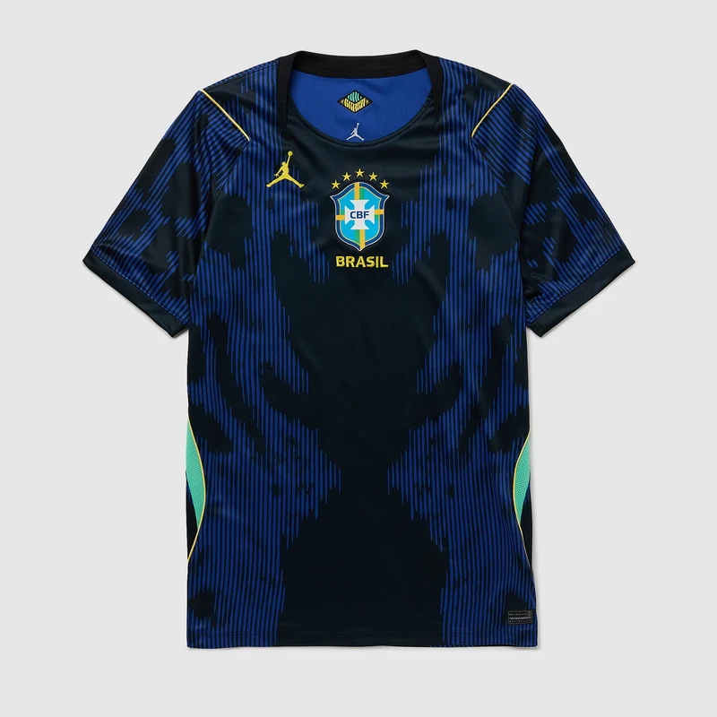 Camiseta Jordan Brasil 2026Dri-FIT Stadium Segunda equipación para niños