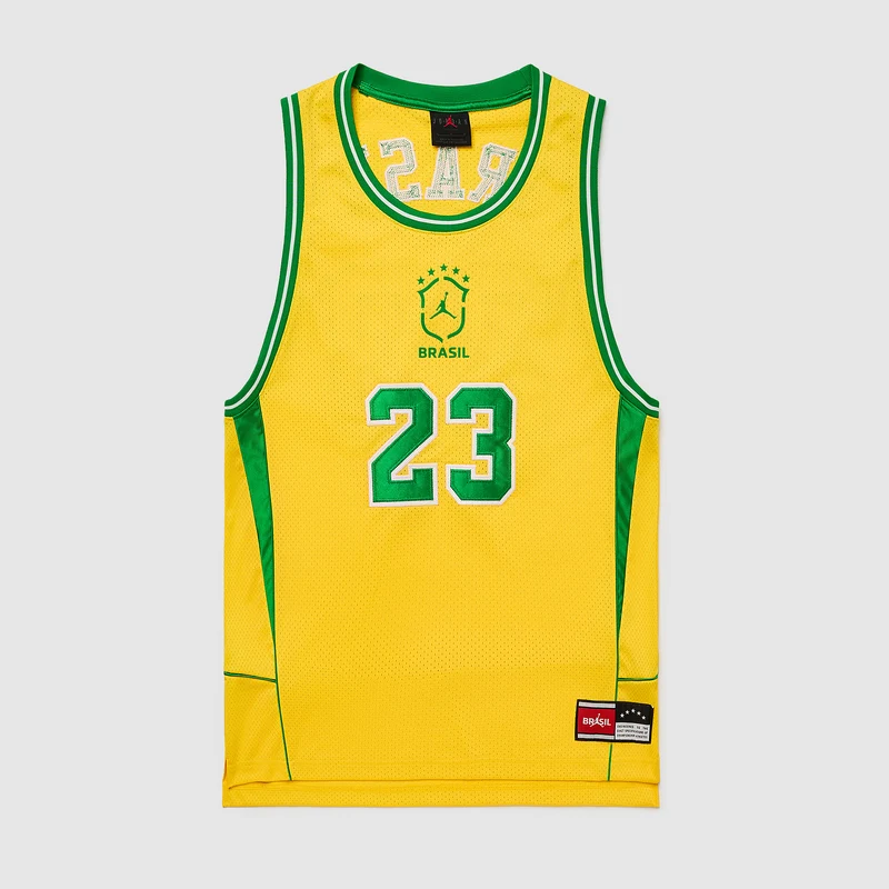 Camiseta Jordan x Brasil 2026 Essentials Mesh