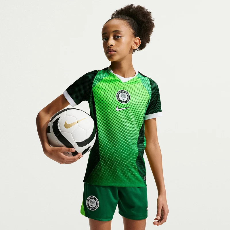 Camiseta Nike Nigeria 2026 para niños Dri-FIT Stadium Primera equipación Camiseta