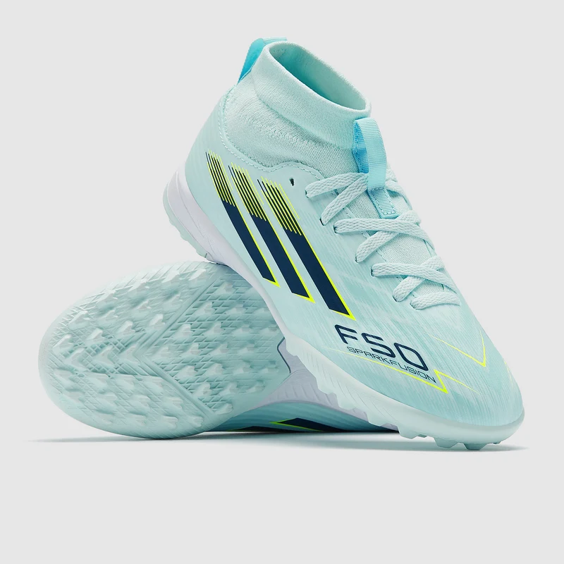 adidas Kids F50 Sparkfusion League TF - Almost Blue/Dusky Petrol/Hi