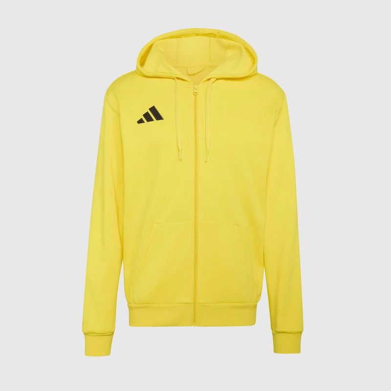 Sudadera de algodón con capucha adidas Entrada 26 Cremallera Completa