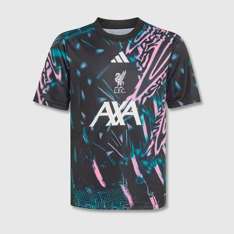 Camiseta adidas Liverpool 25/26 Prepartido para niños