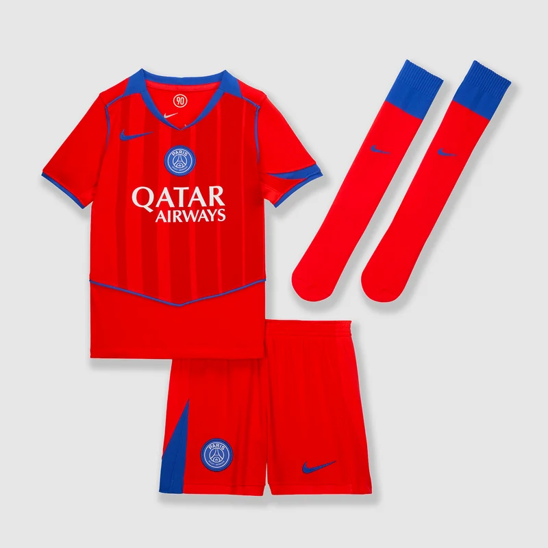 Tercera equipación Nike Paris Saint-Germain 25/26 Dri-Fit Stadium para niños pequeños