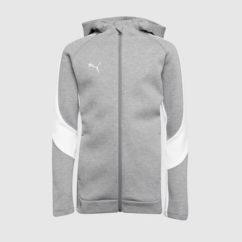 Chaqueta Puma teamEVOSTRIPE 25 Slim Hooded para niños