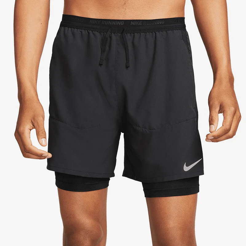 Nike Pantalón corto de running 2 en 1 de 13 cm Hombre Dri