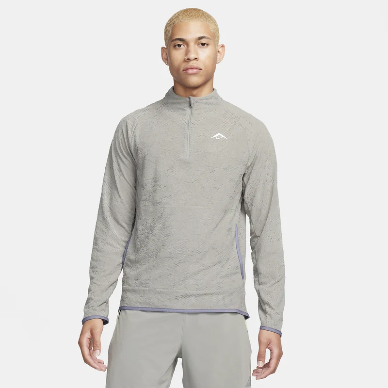 Nike Camiseta de running Dri-FIT con media cremallera