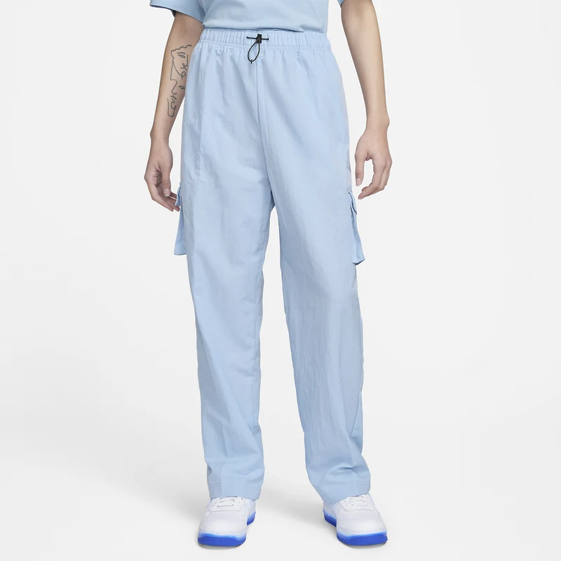 Nike Pantalón cargo de talle alto con tejido Woven