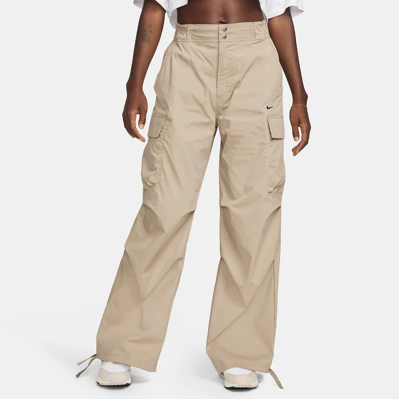 Nike Pantalón cargo de tejido Woven y talle alto con ajuste