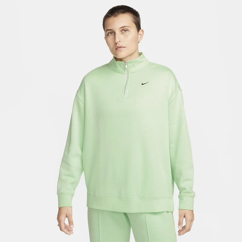 Nike Parte de arriba de ajuste oversize con cremallera de 1/