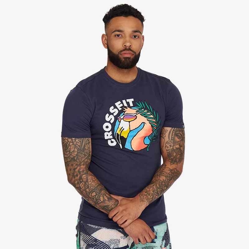 Camiseta Reebok Funky Flamingo