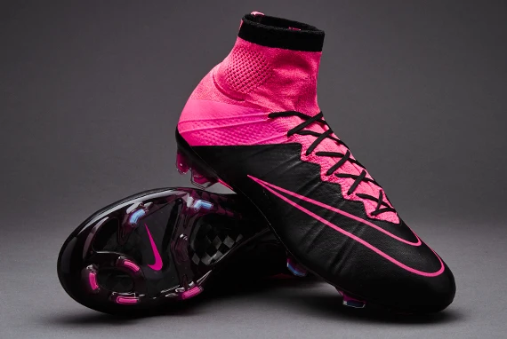 Nike Mercurial Superfly Piel FG - Negro/Hiper