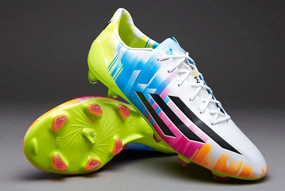adidas F50 adiZero Messi TRX FG - Blanco-Negro