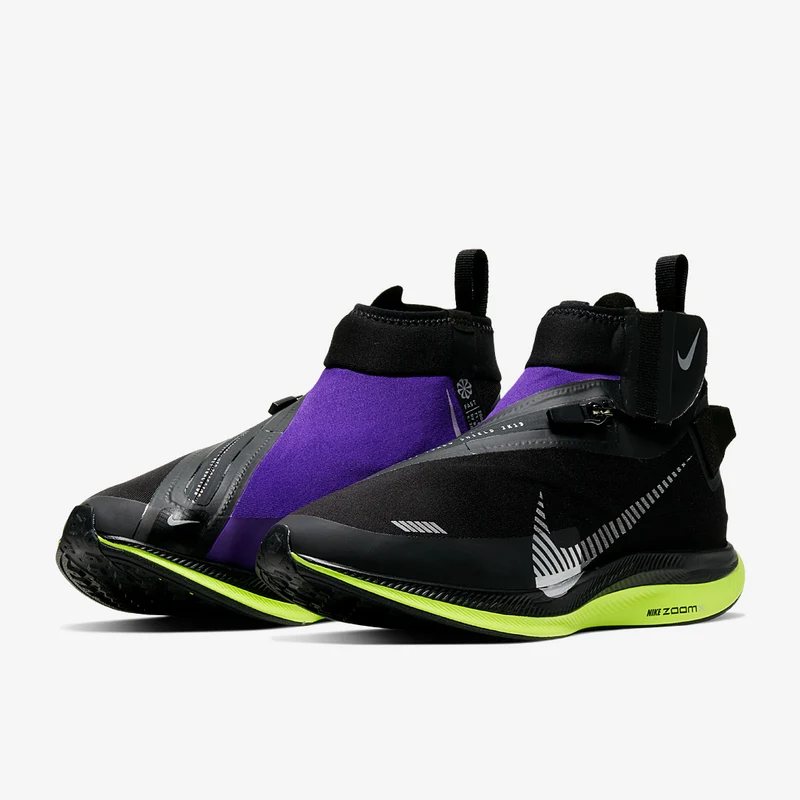 Nike Womens Zoom Pegasus Turbo Shield - Ã‚Â Black/Metallic Silver