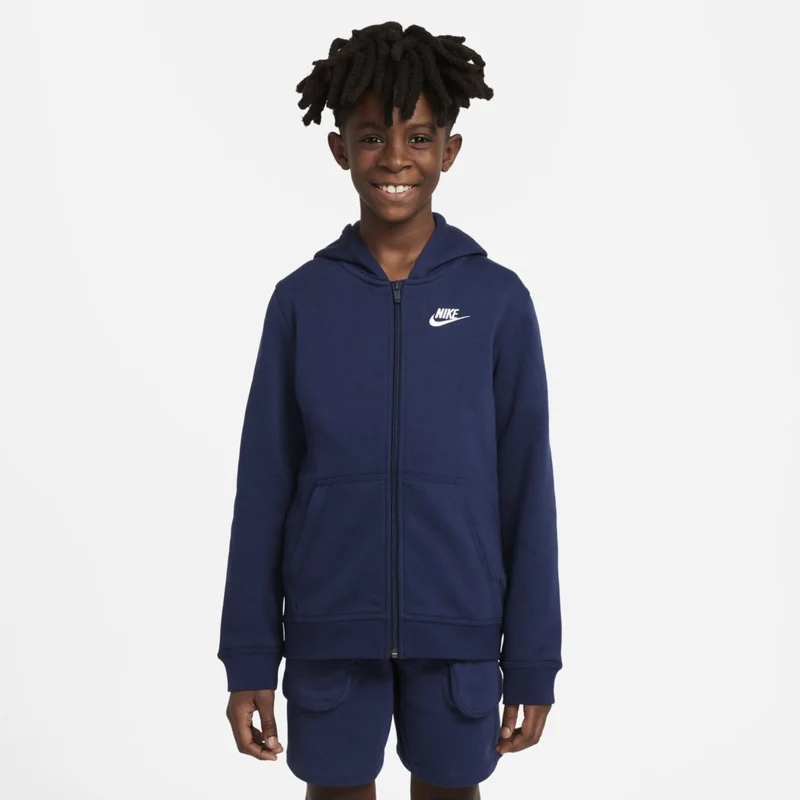 Sudadera con capucha Nike Sportswear Club Cremallera Completa para niños
