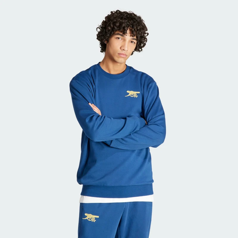 adidas Men Arsenal Cultural Story Crew Sweatshirt