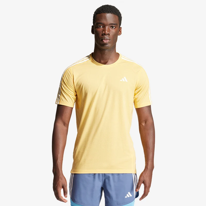Camiseta adidas Own The Run 3 Stripes