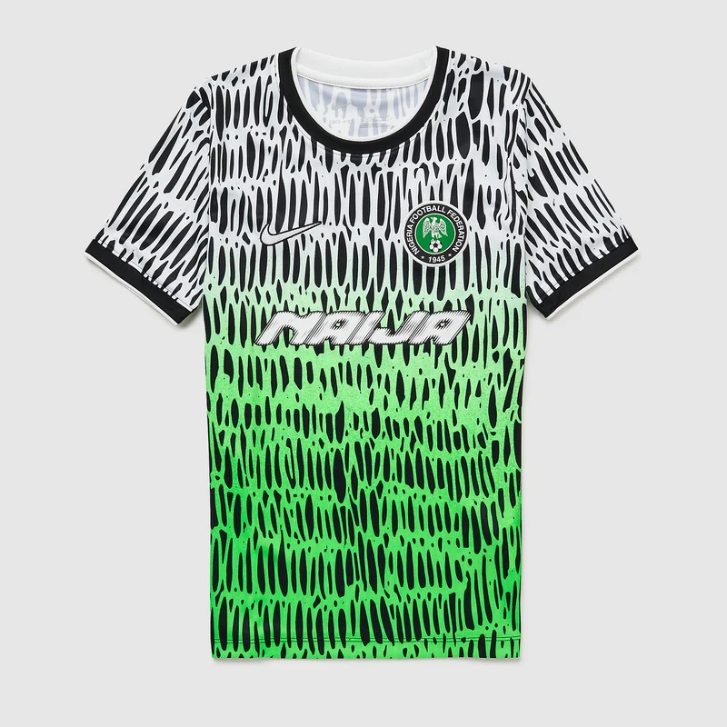 Camiseta Nike Nigeria x Slawn Prepartido MC para niños