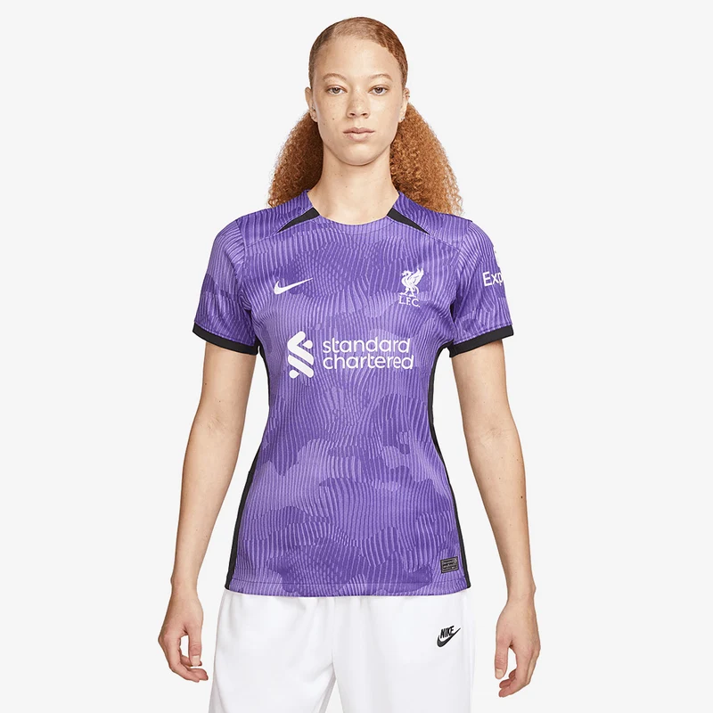 Camiseta Nike Liverpool 23/24 Dri-Fit Stadium Tercera Equipación MC para mujer