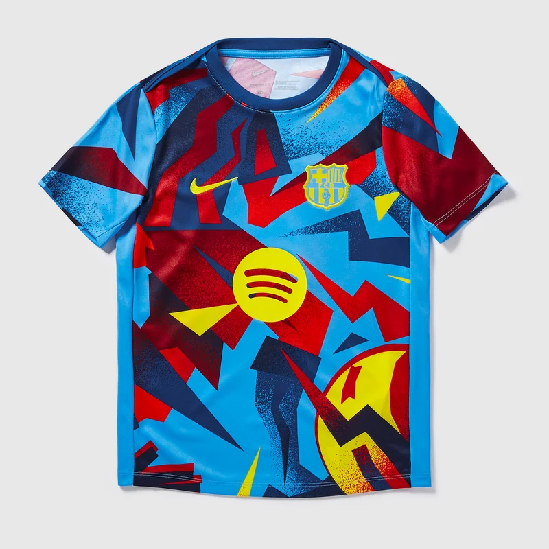 Nike FC Barcelona 25/26 Kids Dri-FIT Academy Pro El Classico Pre-Match Shirt