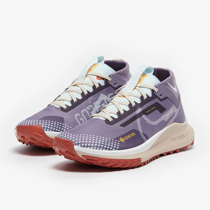 Nike ReactX Pegasus Trail 4 GORE-TEX para mujer - Recreo/Blanco-Glaciar Azul