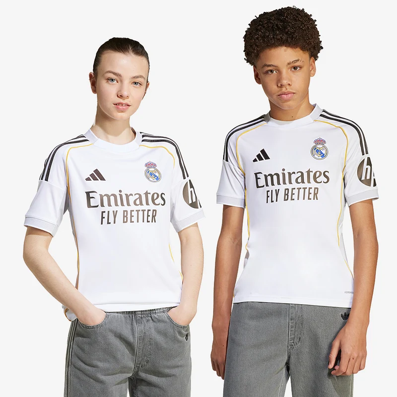 Camiseta adidas Real Madrid 25/26 Primera equipación para niños