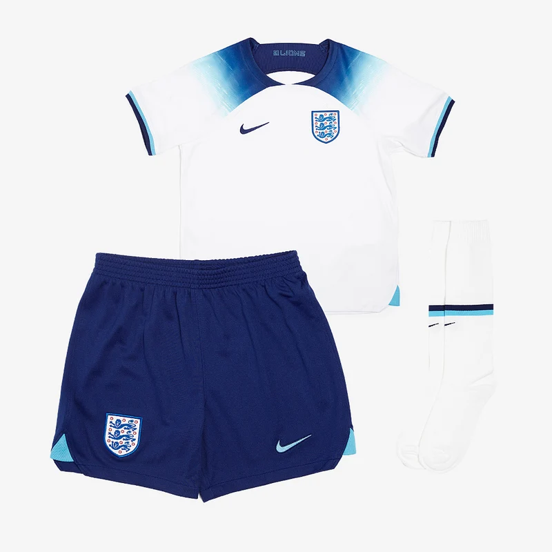 Primera equipación Nike Inglaterra 22/23 Dri-FIT para niños pequeños
