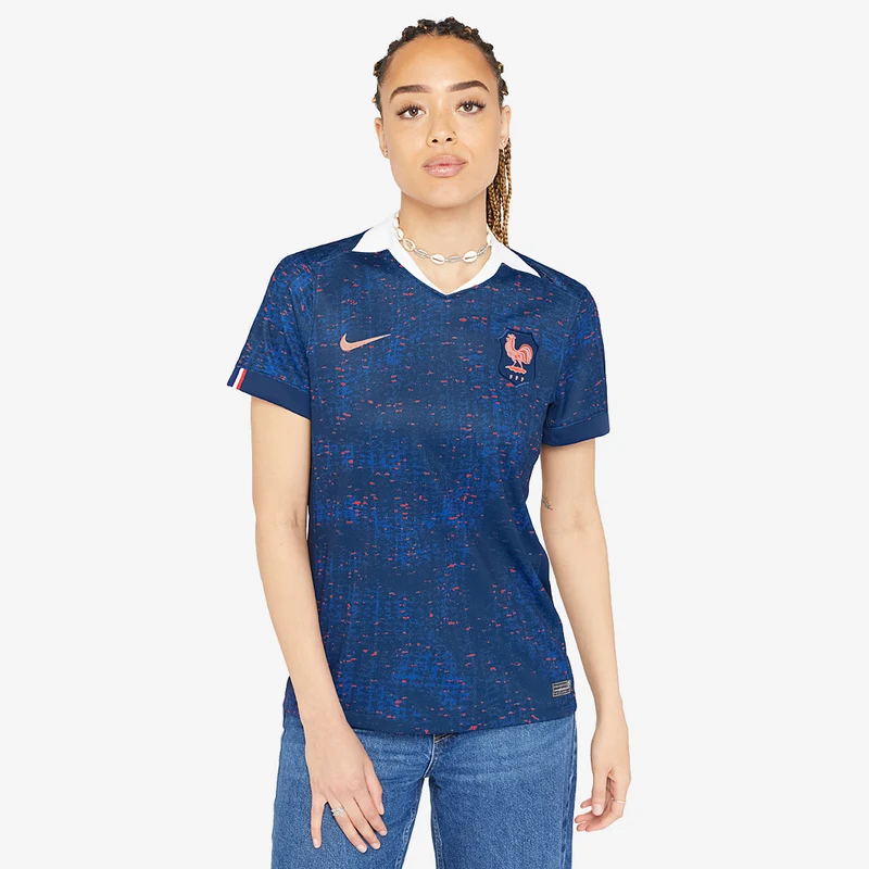 Camiseta Nike Francia 2025 Dri-FIT Stadium Primera equipación para mujer