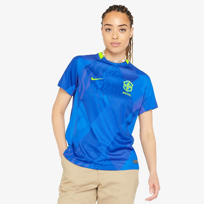 Camiseta Nike Brasil 2025 Dri-FIT Stadium Segunda equipación para mujer