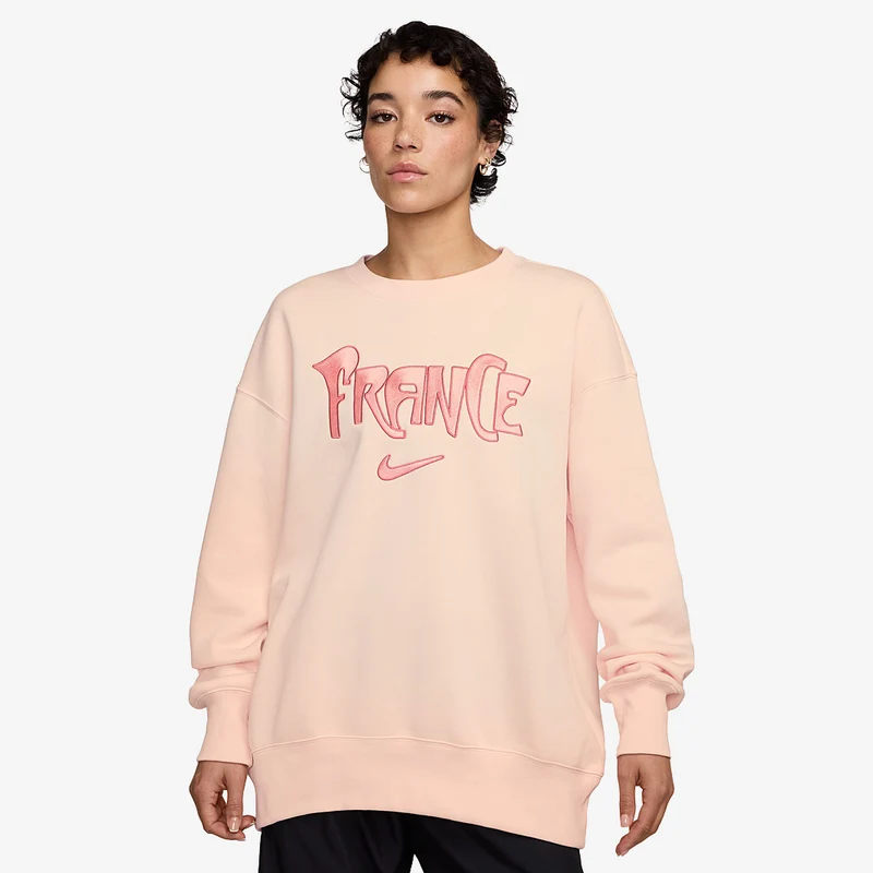 Nike Sudadera de fútbol oversize con cuello redondo