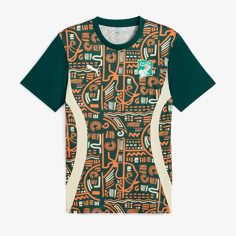 Camiseta prepartido Puma Costa de Marfil 2025 MC