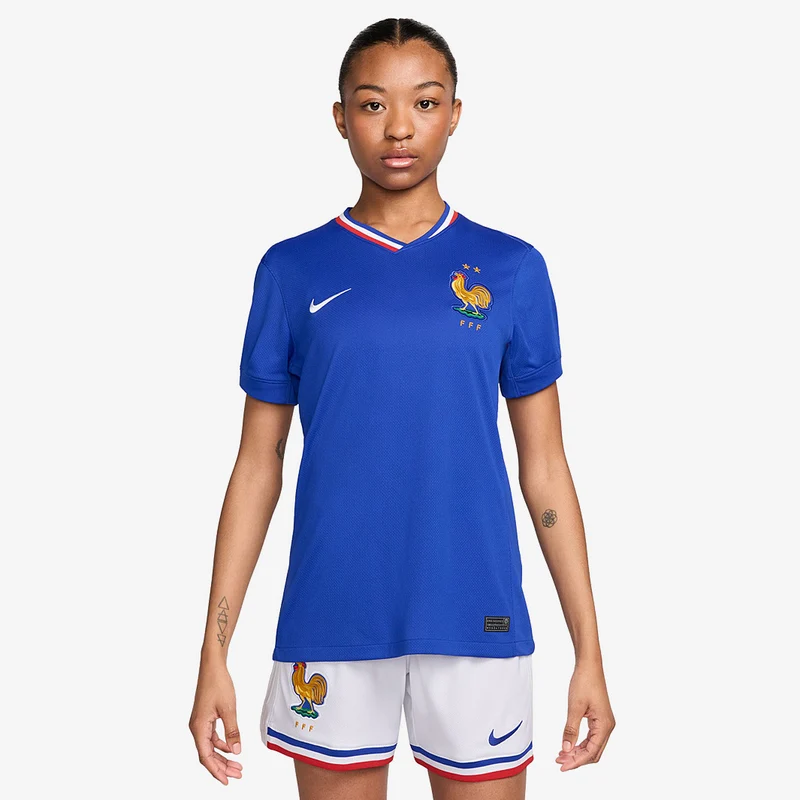 Camiseta Nike Francia 2024 Dri-FIT Stadium MC Primera equipación para mujer