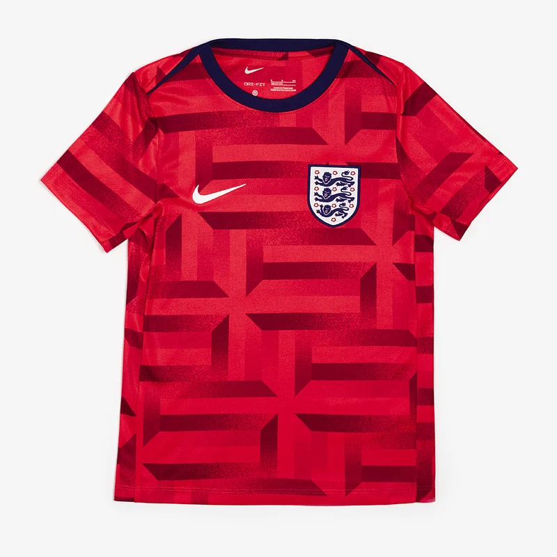 Camiseta Nike Inglaterra 2024 Dri-FIT Academy Pro Pre-Partido MC para niños