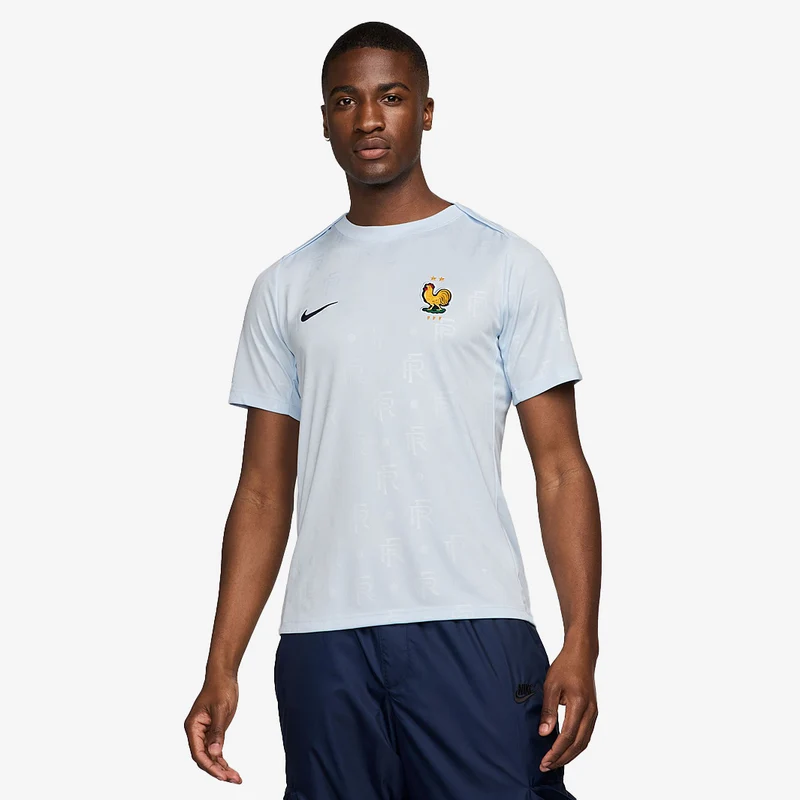 Camiseta Nike Francia 2024 Dri-FIT Academy Pro Pre-Partido MC Segunda equipación