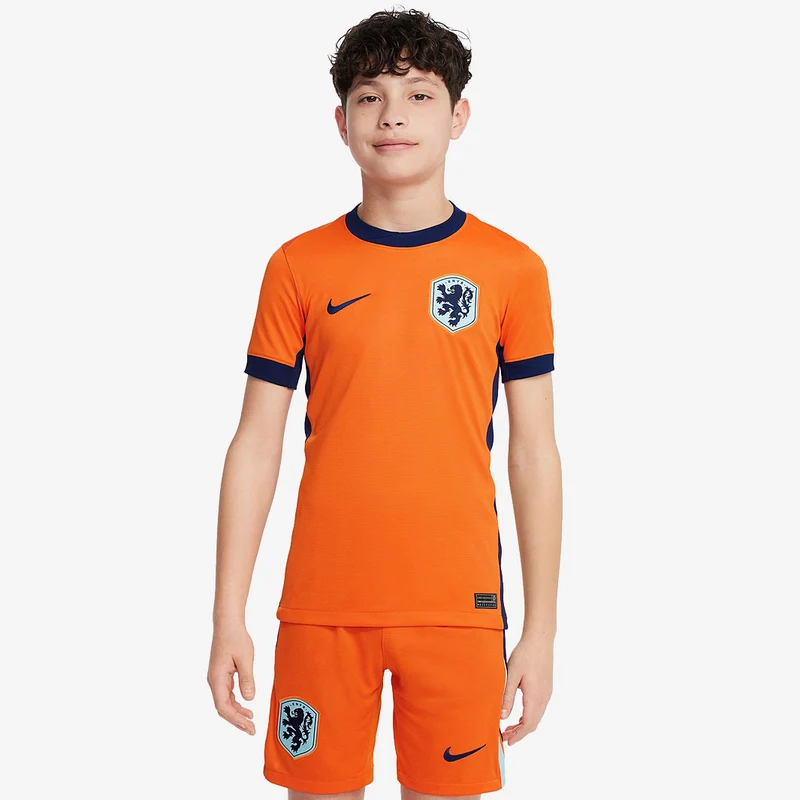Camiseta Nike Holanda 2024 Dri-FIT Stadium MC Primera equipación para niños