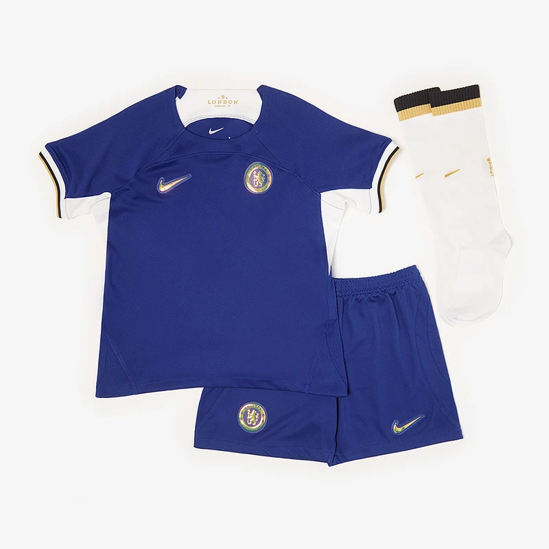 Primera equipación Nike Chelsea FC 23/24 Dri-Fit para niños pequeños