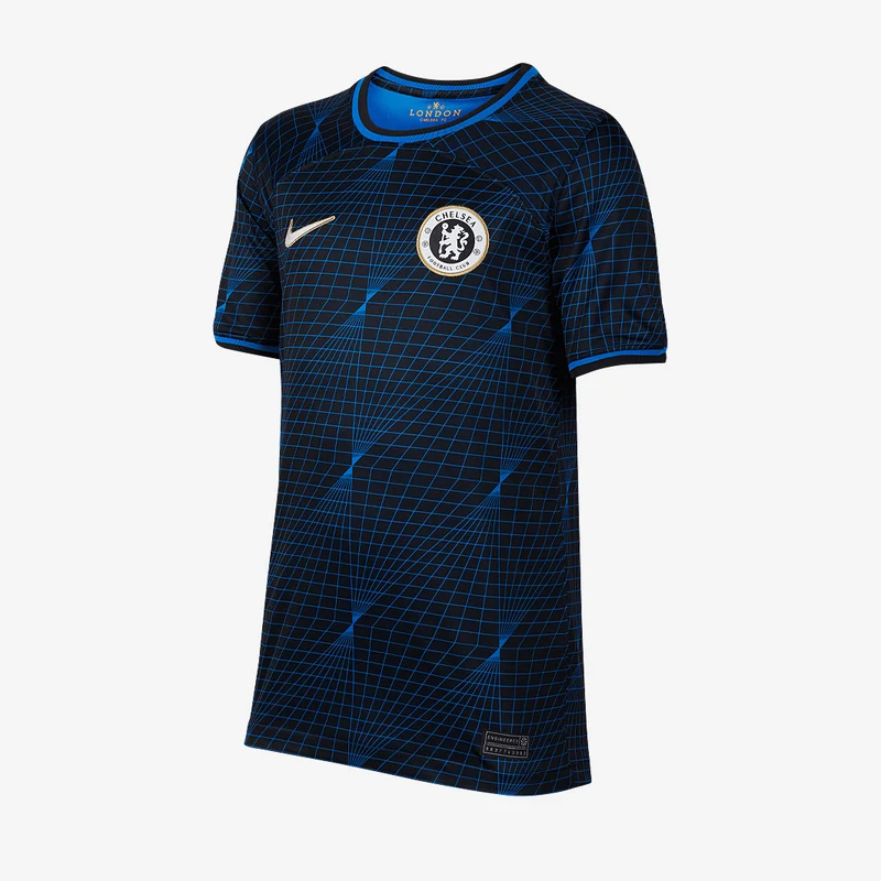 Camiseta Nike Chelsea 23/24 Dri-Fit Stadium MC Segunda equipación para niños