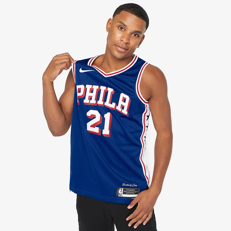 Nike NBA Joel Embiid Philadelphia 76ers Dri-FIT Swingman Icon 2023 Jersey