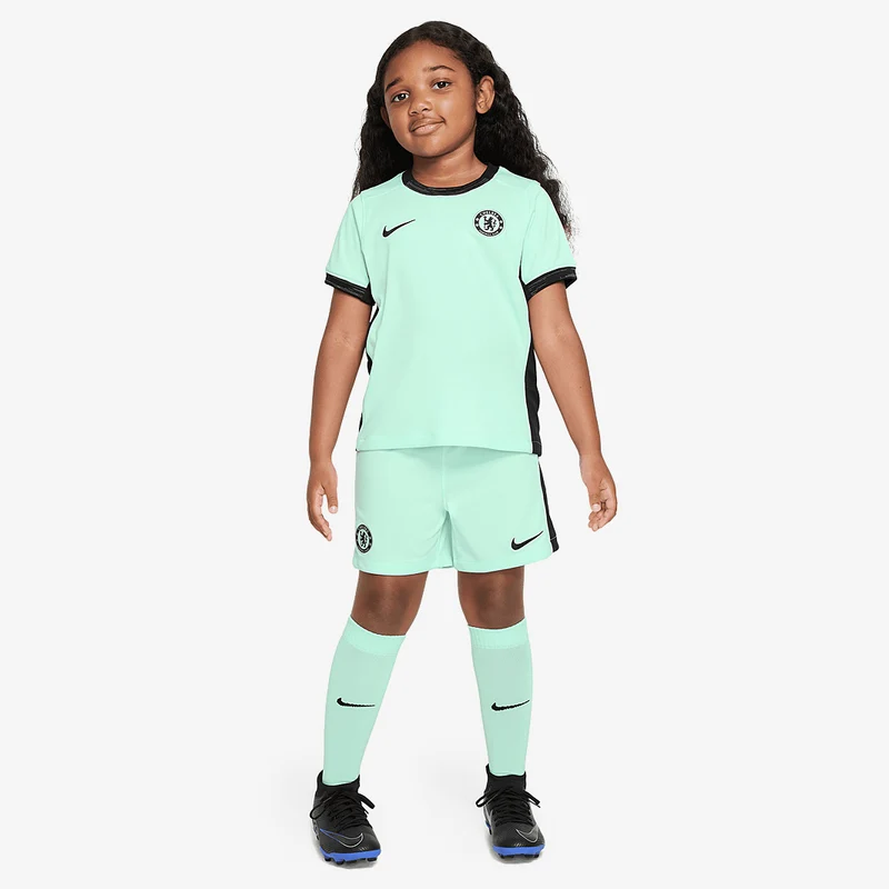Tercera Equipación Nike Chelsea 23/24 Dri-Fit para niños pequeños